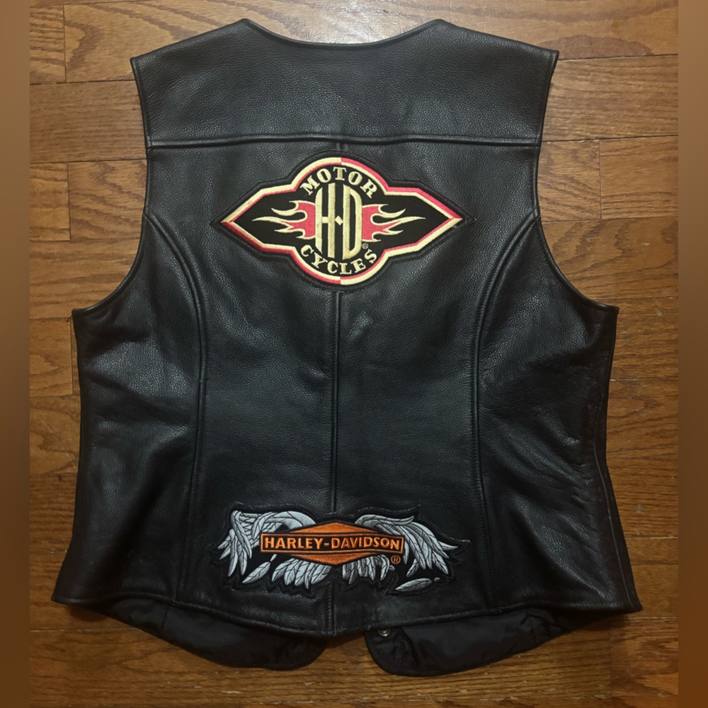 Harley-Davidson Black Jacket with Eagle Patch